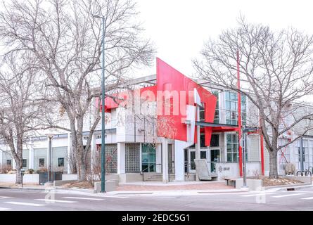 Denver public Library: Ross-Cherry Creek Branch Library à Denver, Colorado Banque D'Images