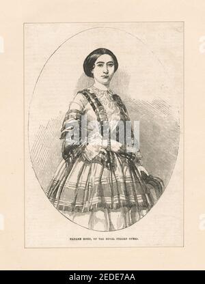 Madame Bosio de l'Opéra Royal Italien Banque D'Images