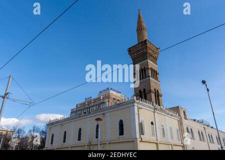 Une belle vue sur la mosquée EL Atik à Setif ville Banque D'Images