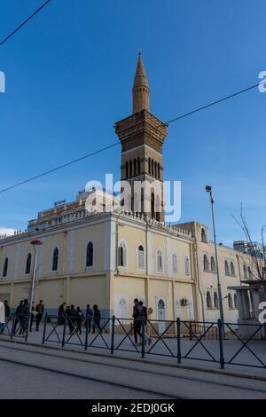 Une belle vue sur la mosquée EL Atik à Setif ville Banque D'Images