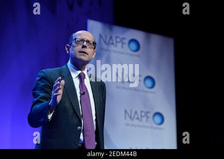 Nick Robinson est un journaliste britannique, qui est actuellement présentateur du programme d'aujourd'hui de la BBC. Avant cela, il a passé dix ans en tant que rédacteur politique pour la BBC et a occupé de nombreux autres rôles au sein du diffuseur. Banque D'Images