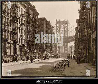 Pike et Henry Streets, Manhattan Banque D'Images