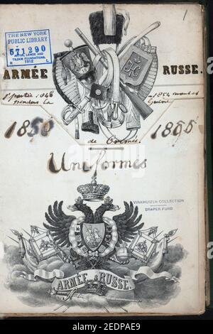 Russie, 1855 (partie 1) Banque D'Images