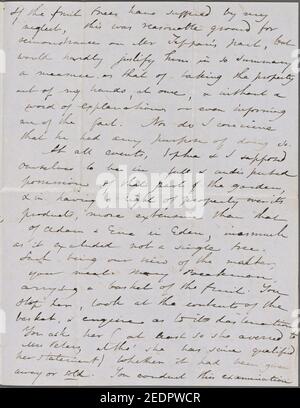 Tappan, (Caroline), lettre à. 5 septembre (1851). Copie dans la main de SAPH Banque D'Images