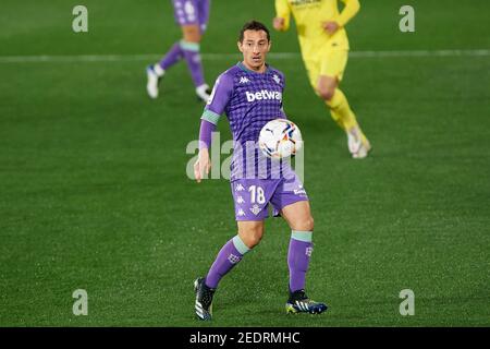 Andres Guardado de Real Betis pendant le championnat d'Espagne la Liga football mach entre Villarreal et Real Betis sur F / LM Banque D'Images