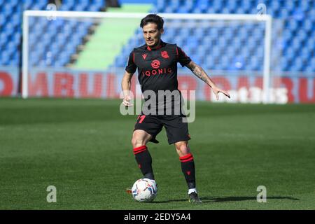 David Silva de Real Sociedad pendant le championnat d'Espagne la Liga match de football entre Getafe CF et Real Sociedad le 14 février, / LM Banque D'Images