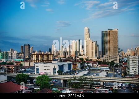 Paysage de la ville de Panama, Panama, Amérique centrale Banque D'Images