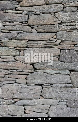 Travail de pierre, Gallarus Oratoire, péninsule de Dingle, comté de Kerry, République d'Irlande Banque D'Images
