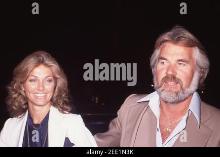 Enny Rogers et son épouse Marianne Gordon assistent au concert Post Party for Kenny Rogers à l'Universal Amphitheater le 14 septembre 1979 à l'hôtel Beverly Hills à Beverly Hills, Californie crédit: Ralph Dominguez/MediaPunch Banque D'Images