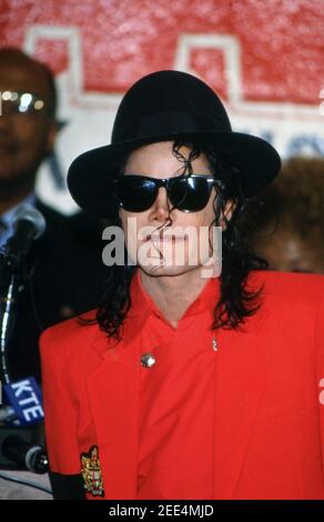 Michael Jackson au Youth Sports Center le 26 juillet 1991 à Los Angeles, CA crédit: Ralph Dominguez/MediaPunch Banque D'Images
