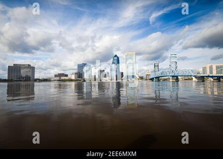 Belle ville de Jacksonville en Floride, États-Unis Banque D'Images