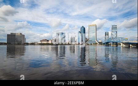 Belle ville de Jacksonville en Floride, États-Unis Banque D'Images