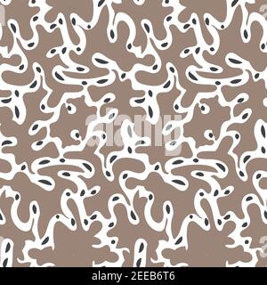 motif vectoriel sans couture de style camouflage Illustration de Vecteur