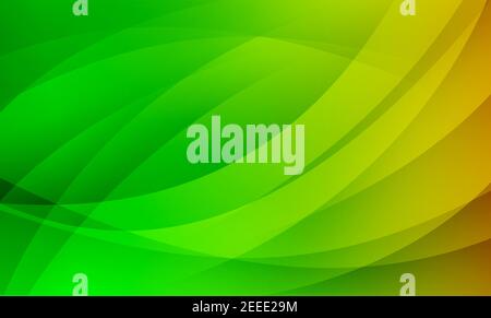 Fond d'écran abstrait vert et jaune. Concept de toile de fond abstrait coloré Banque D'Images