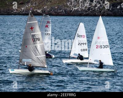 Début de la course de voile à North Berwick Banque D'Images