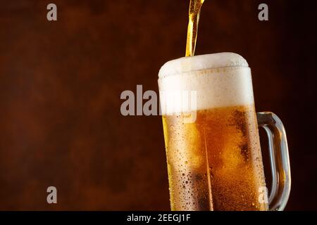 Verre de bière Banque D'Images