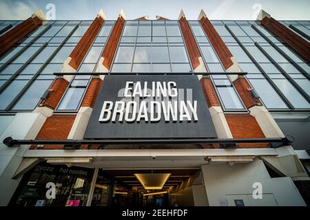 Londres- Ealing Broadway centre commercial dans l'ouest de Londres Banque D'Images