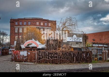 Wegen des Corona-locklocklocklocklockns geschlossener Festsaal Kreuzberg à Berlin-Treptow im Janaur 2021 Banque D'Images