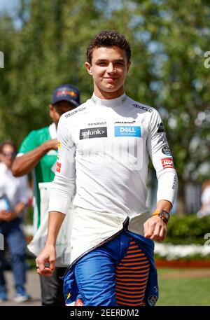 NORRIS Lando (gbr), McLaren Renault F1 MCL35, portrait lors du Grand Prix d'Australie de Formule 1 Rolex 2020 du 13 au 15 mars 2020 sur le circuit du Grand Prix d'Albert Park, à Melbourne, Australie - photo DPPI Banque D'Images