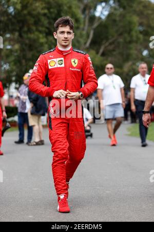 LECLERC Charles (mco), Scuderia Ferrari SF1000, portrait lors du Grand Prix d'Australie de Formule 1 Rolex 2020 du 13 au 15 mars 2020 sur le circuit du Grand Prix d'Albert Park, à Melbourne, Australie - photo DPPI Banque D'Images