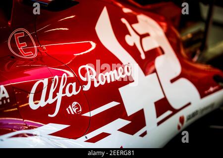 Alfa Romeo Racing ORLEN C39, détail mécanique du capot moteur pendant la Formule 1 Rolex Grosser Preis von Osterreich 2020, Grand Prix autrichien du 02 au 05 juillet 2020 sur le Red Bull Ring, à Spielberg, Autriche - photo Florent Gooden / DPPI Banque D'Images