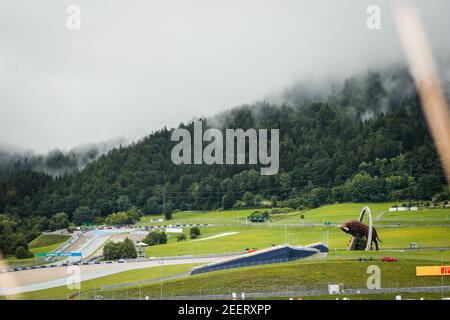 Illustration pluie, pluie, nuages, nuages pendant la Formule 1 Pirelli Grosser Preis der Steiermark 2020, Grand Prix de Styrie du 10 au 12 juillet 2020 sur le Red Bull Ring, à Spielberg, Autriche - photo Antonin Vincent / DPPI Banque D'Images