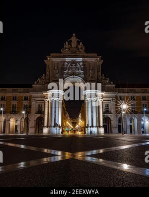 Rua Augusta Arch - Arco da Rua Augusta Banque D'Images