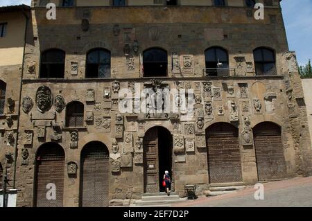 Arezzo Toscane Italie. Fa ade de la Biblioth que de ville