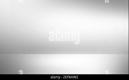 Illustration de la pièce d'arrière-plan 3D en rendu gris. Salle vide abstraite Banque D'Images