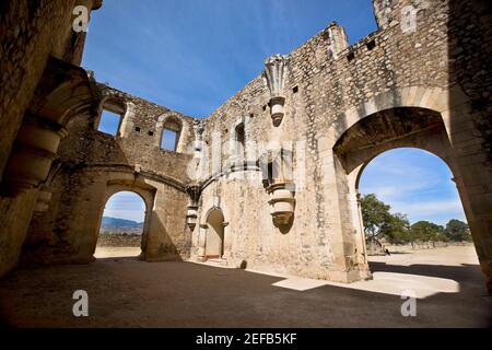 Arche d'une église, Monastère de Cuilapan, Oaxaca, État d'Oaxaca, Mexique Banque D'Images