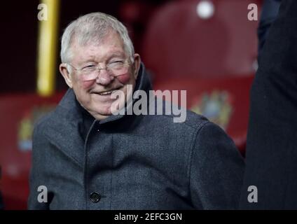 Photo du dossier datée du 28-12-2019 de Sir Alex Ferguson . Date de publication : le mercredi 17 février 2021. Banque D'Images