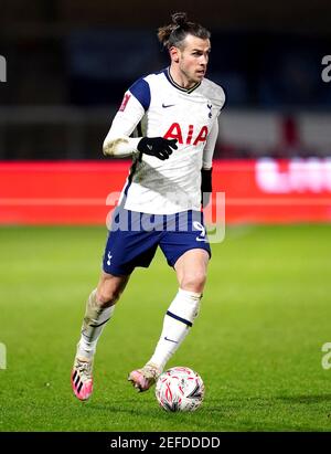 Photo du dossier datée du 25-01-2021 de la balle de Gareth de Tottenham Hotspur. Date de publication : le mercredi 17 février 2021. Banque D'Images