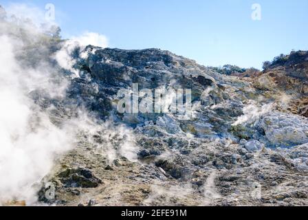 Volcan de Solfatare à Naples Banque D'Images