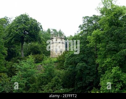 Octagon Tower, Studley Royal Park - North Yorkshire, Angleterre Banque D'Images