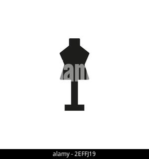 Mannequin vintage tailleur s pour le corps féminin et masculin isolé sur fond blanc. Illustration de Vecteur