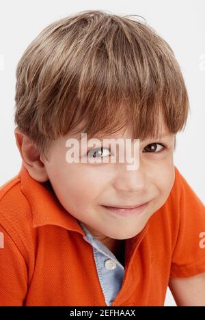 Portrait of a Boy smiling Banque D'Images