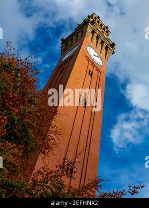 La Tour de l'horloge Mémorial de Joseph Chamberlain à l'Université de Birmingham Edgbaston UK la plus grande tour d'horloge du monde construit en 1900-1908 Banque D'Images