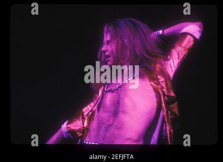 VAN HALEN se exécutant en direct au long Beach Arena de Los Angeles, CA USA, le 9 juillet 1978. Photo © Kevin Estrada / Media Punch Banque D'Images