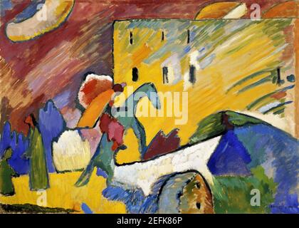 Peinture Kandinsky. 'Improvisation 3' par Wassily Kandinsky (1866-1944), huile sur toile, 1909 Banque D'Images