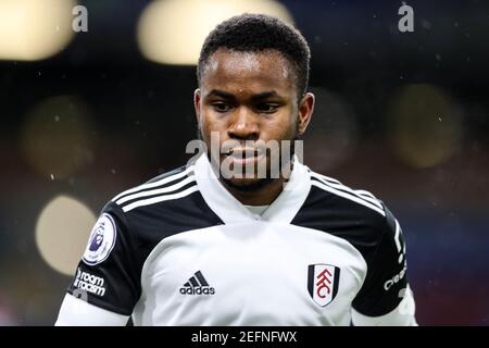 TURF Moor, Burnley, Lancashire, Royaume-Uni. 17 février 2021. English Premier League football, Burnley versus Fulham; Ademola Lookman de Fulham crédit: Action plus Sports/Alamy Live News Banque D'Images