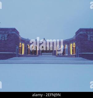 Cimetière américain Oise-Aisne, 2021-01-23. Banque D'Images