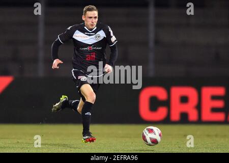 Lugano, Suisse. 17 février 2021. #10 Mattia Bottani (Lugano) lors du match de la Super League suisse entre le FC Lugano et le FC Servette au stade Cornaredo à Lugano, Suisse Credit: SPP Sport Press photo. /Alamy Live News Banque D'Images