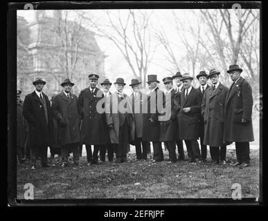 Olympic Assoc., qui prévoit une partie américaine aux Jeux de Paris en 1924. Le premier objectif de la conférence de Washington est d'aplanir les différences entre les organes directeurs du sport de la Banque D'Images