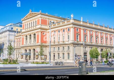 Vienne Autriche juillet.30 2020, Musikverein Viennese Music Association bâtiment dans le centre de Vienne Banque D'Images