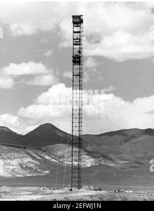 Opération Plumbbob - Tour Diablo. Banque D'Images