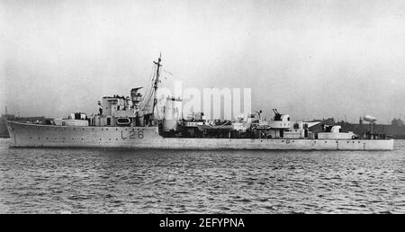 ORP Slazak-1942. Banque D'Images