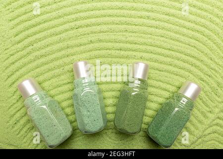 Vert arôme sel de mer avec espace pour votre texte Banque D'Images