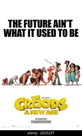 CROODS, THE: A NEW AGE (2020 ANS), RÉALISÉ PAR JOEL CRAWFORD. Crédit: ANIMATION / Album DREAMWORKS Banque D'Images