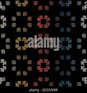 carrés motif vectoriel géométrique transparent abstrait Illustration de Vecteur