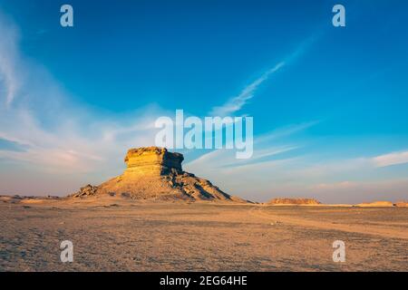 Vue sur le paysage du désert près d'Al Salar - région de l'est Arabie Saoudite Banque D'Images